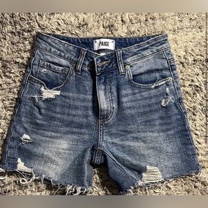 PAIGE Sarah Shorts in Color Hadie Destructed Size 24